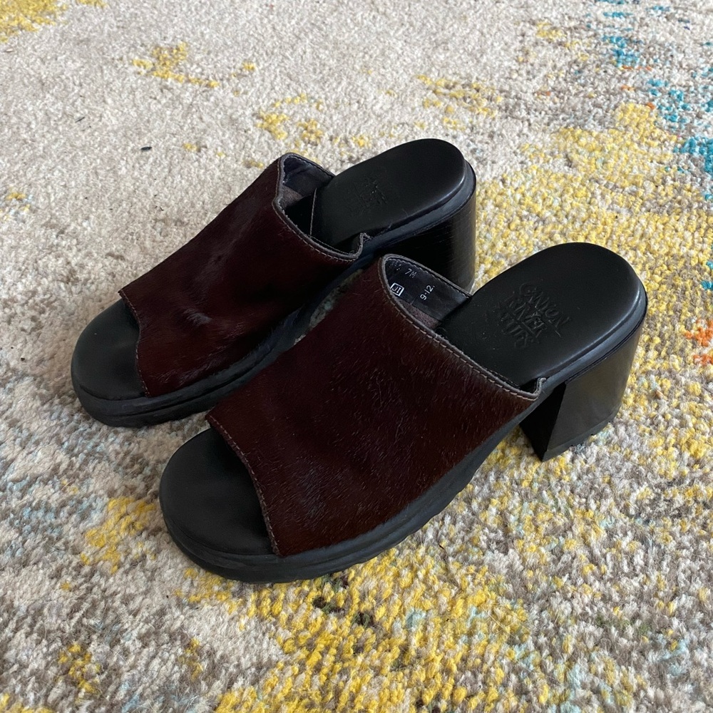 y2k chunky sole block heel sandals